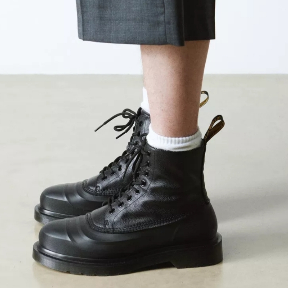 NWOB Dr.Martens 1460 Fleece Lined Sub Boots Water-resistant Black US M6 L7 UK 5 - Picture 5 of 17